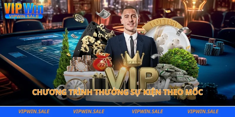 Chương trình thưởng sự kiện theo mốc không thể vắng mặt tại nhà cái