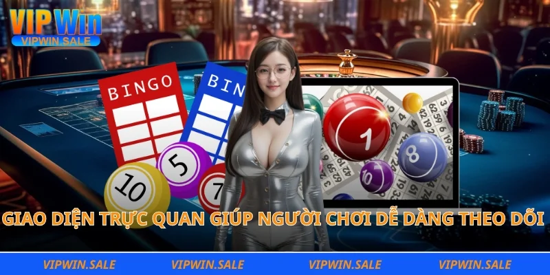 Giao diện trực quan giúp người chơi dễ dàng theo dõi kết quả keno