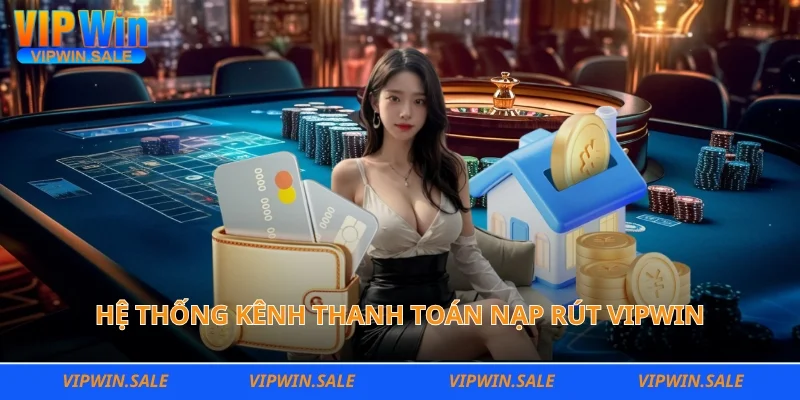 Hệ thống kênh thanh toán nạp rút Vipwin