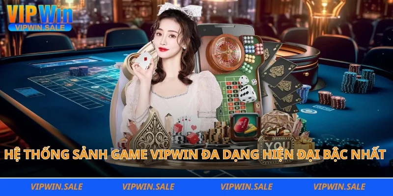 Hệ thống sảnh game Vipwin đa dạng hiện đại bậc nhất thị trường