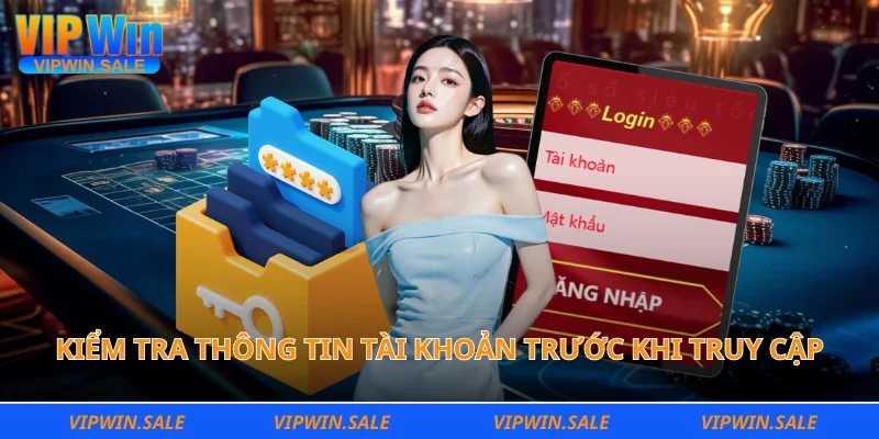 Kiểm tra thông tin tài khoản trước khi truy cập hệ thống