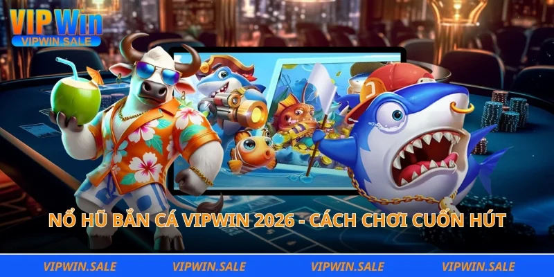 Nổ hũ bắn cá Vipwin 2026 - Cách chơi cuốn hút