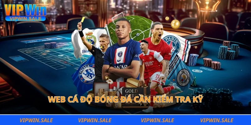 Web cá độ bóng đá cần kiểm tra kỹ